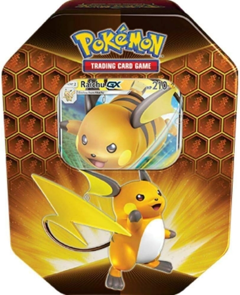 Pokemon-karten-Verborgenes-Schicksal-Raichu-GX-Tin-Box-deutsch